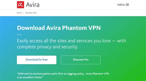  Avira Phantom VPN